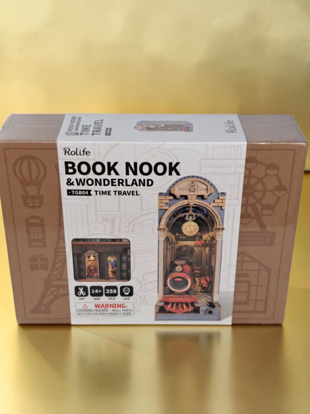 3D Puzzle Rolife TGB04 Book Nook Wooden "Time Travel" for Adult Gifts Jigsaw